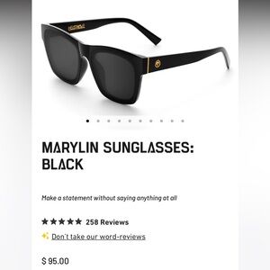 Marilyn sunglasses heatwave